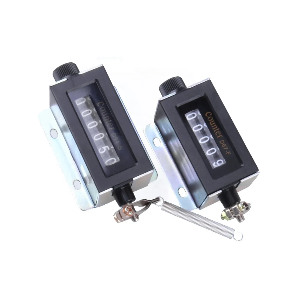 5 Digits 6 Digits Pull Counter Manual Industrial Automatic Punch Counter Reciprocating Movement Mechanical Counter