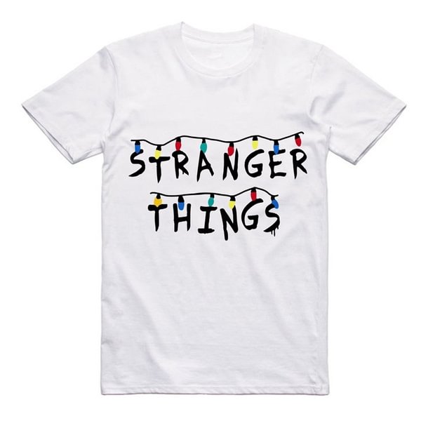 Stranger Things T Shirt Women New Tshirt Eleven Female Clothing Funny Kawaii Tee Tops - Life is Beautiful for You - SheChoic
