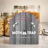 5Pcs Pantry Moth Traps with Pheromones Prime Powerful Moth Traps (Black)