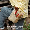 Sac banane en toile pliable pour la recherche de nourriture