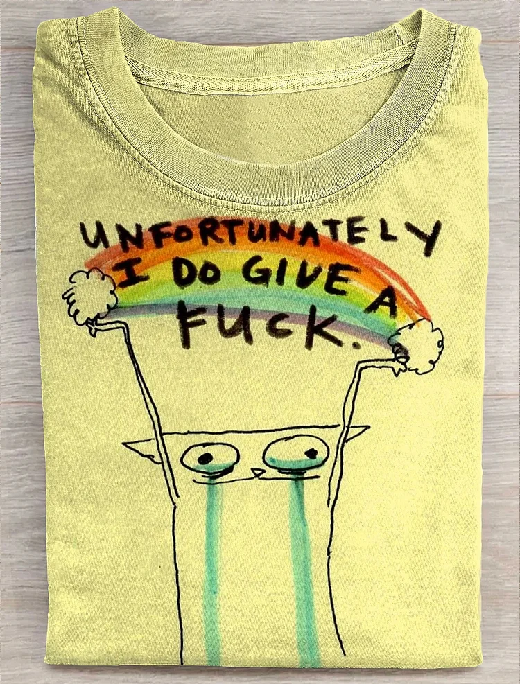 Teecade Teecade Funny I Do Give A Fuck T-shirt