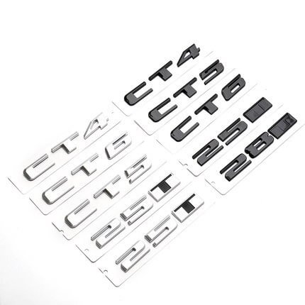 3D Stickers Decals For Cadillac CT4 CT5 CT6 25T 28T 40T AWD Rear Trunk Body Emblem Badge voiturehub dxncar