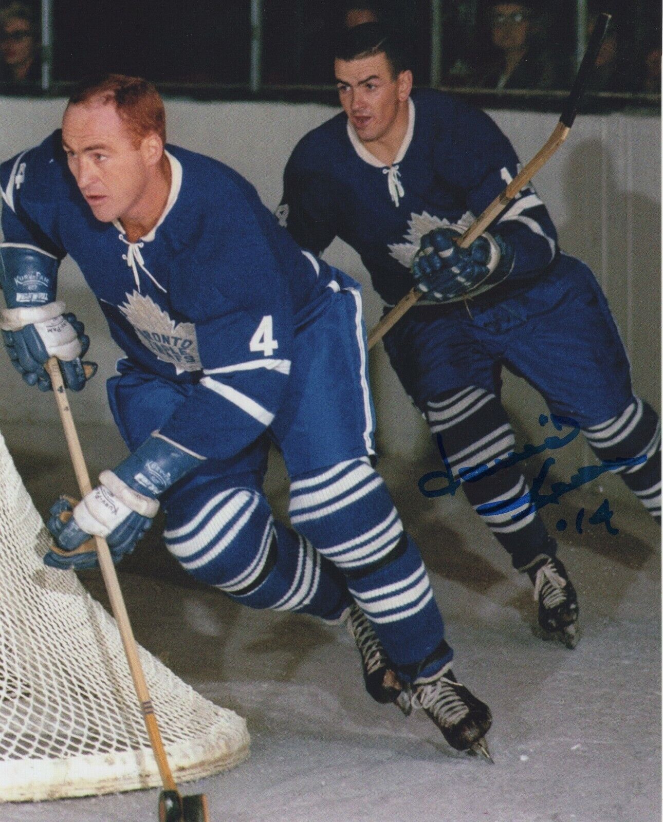 DAVID DAVE KEON SIGNED AUTOGRAPH TORONTO MAPLE LEAFS Photo Poster painting HHOF PROOF #2