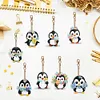 8Pcs Little Penguin Diamond Painting Keychain （Double-Sided)