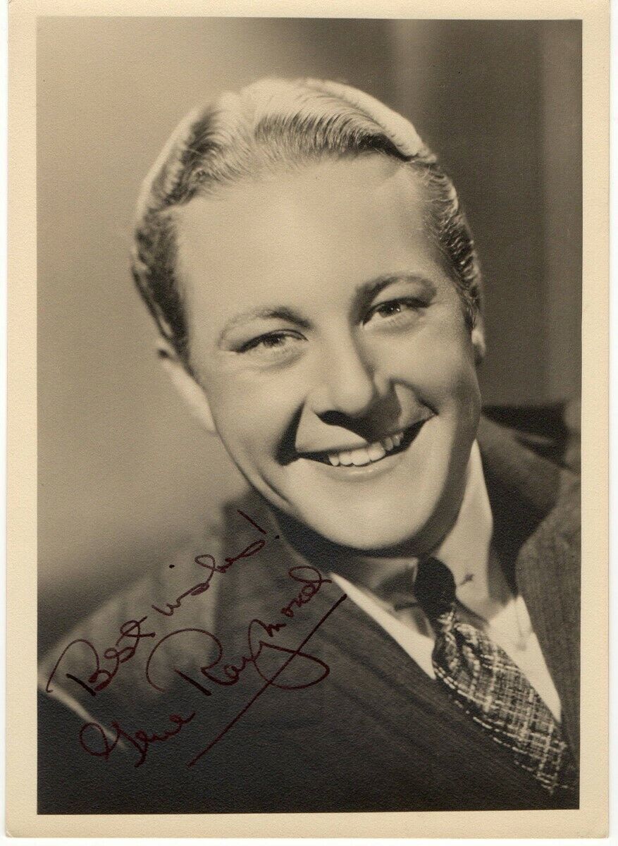 Gene Raymond Signed Autographed 5X7 Photo Poster painting Actor Director JSA RR32903