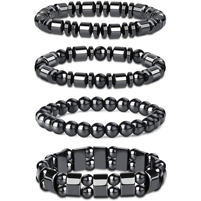 Minimalist Ball Haematite Bracelets