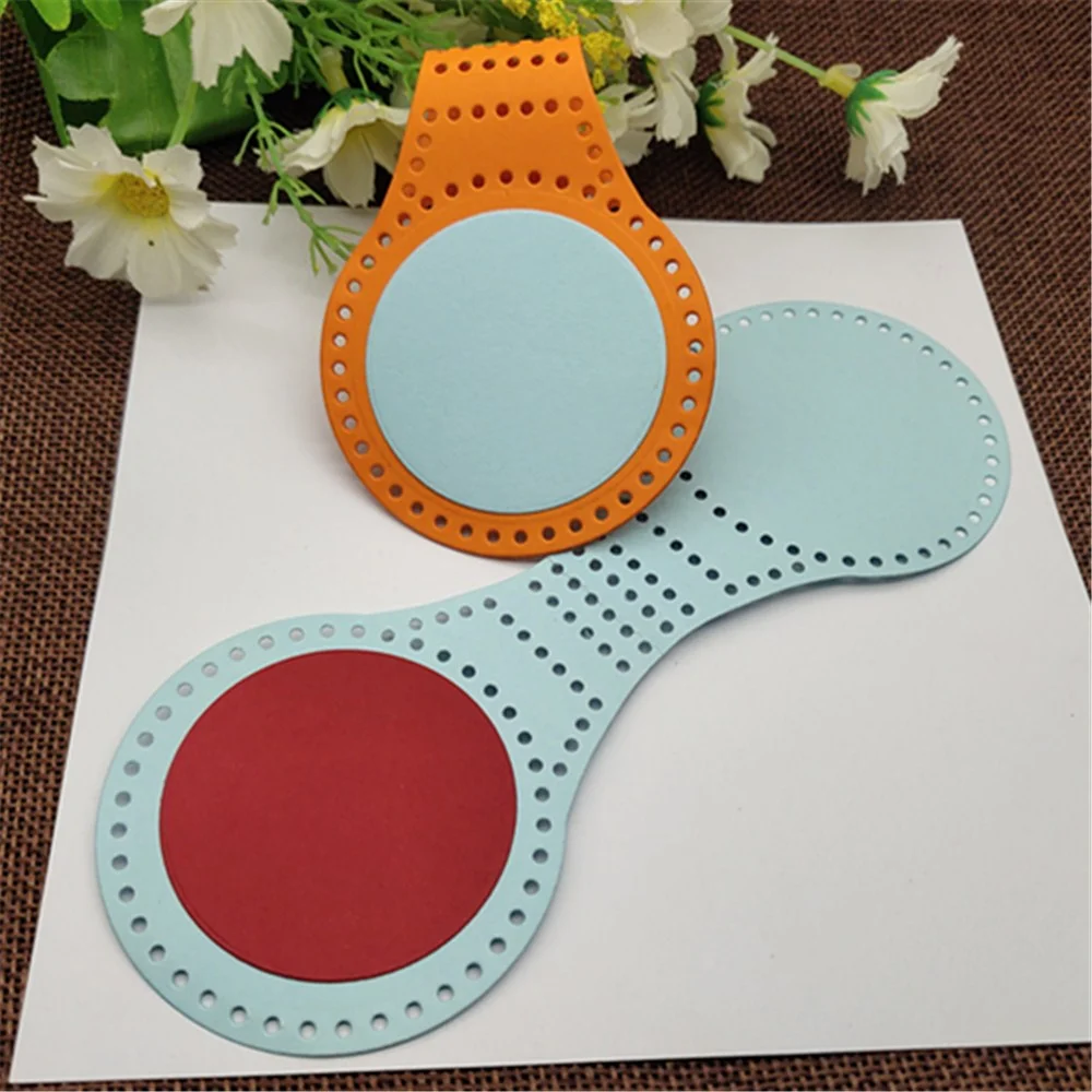 Nigikala Key Fob Metal Cutting die keychain shaker Heart Paper Key Chain Scrapbook Paper Craft Card Punch Art Knife Cutter