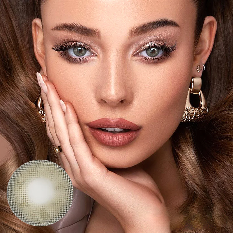 Butterfly Fairy Grey Contact Lenses 14mm Nice For Cosplay In Halloween Day