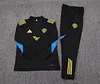Joyfball 2025/2026 Manchester United Half-Pull Training Suit Black Football Shirt 1:1 Thai Quality