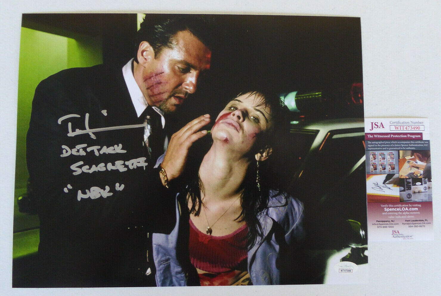 Tom Sizemore Signed 11x14 Photo Poster painting Autograph, Natural Born Killers, JSA Witness COA