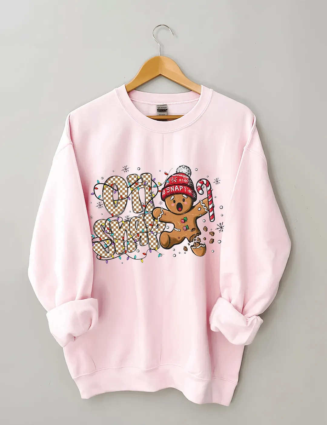 Oh Snap Gingerbread Man Christmas Sweatshirt