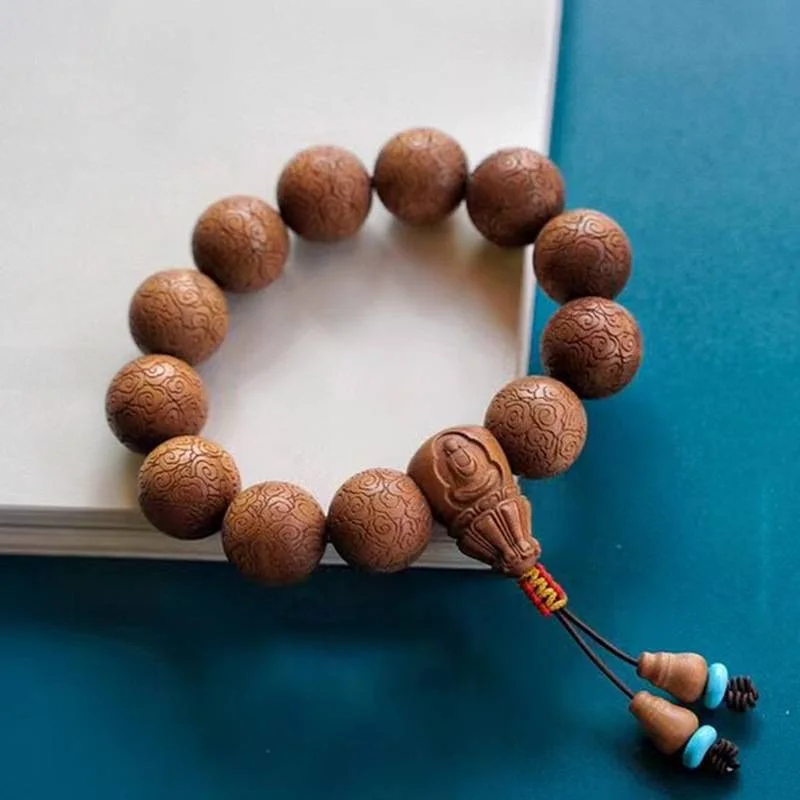 Laoshan Sandalwood Gourd Beads Bracelet