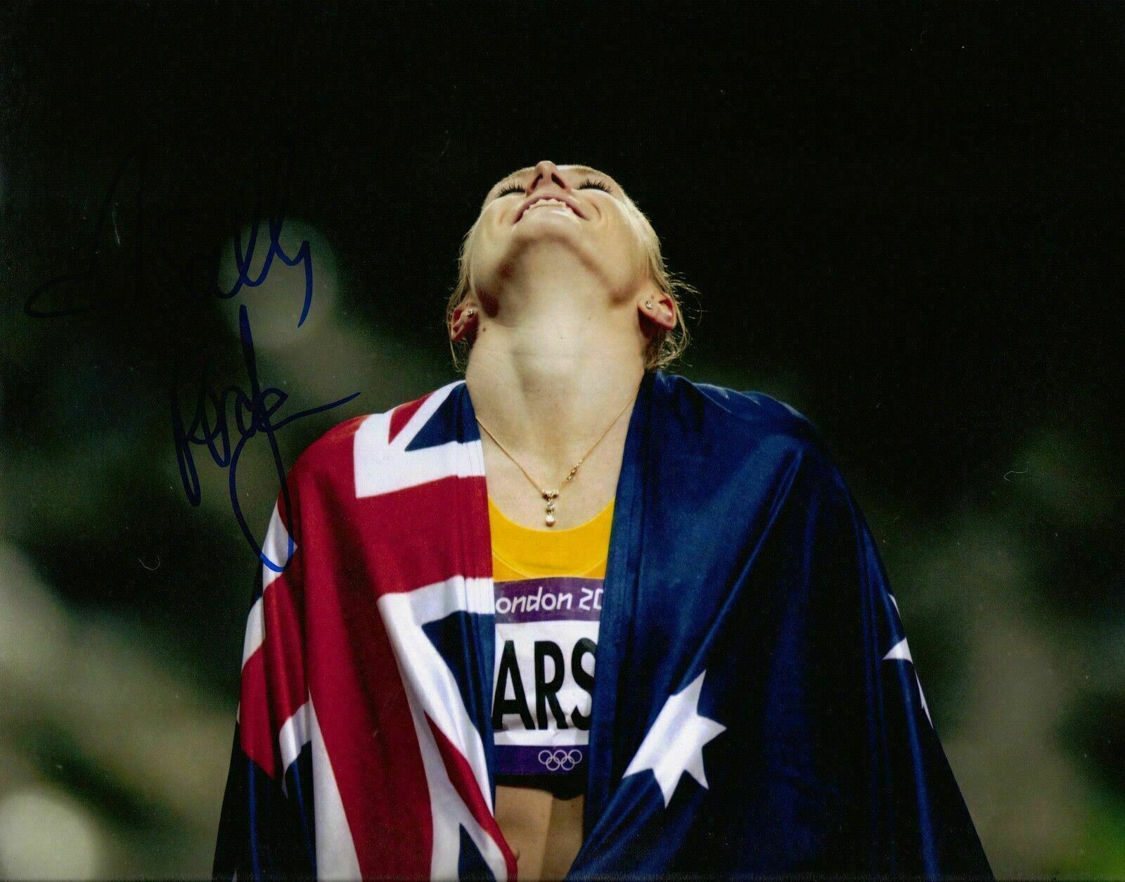 Sally Pearson Signed 10X8 Photo Poster painting London 2012 AUSTRALIA AFTAL COA