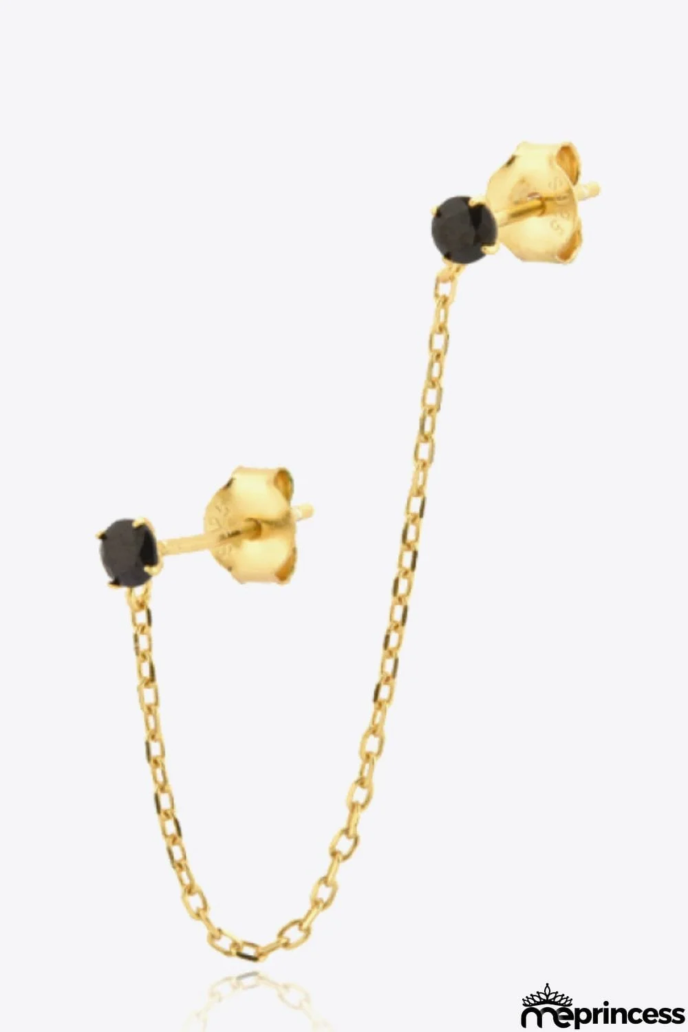 925 Sterling Silver Single Double-Piercing Earring