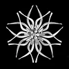 Desktop Mechanical Flower Kinetic Sculpture - 3D Printed DIY Creative Desktop Ornaments