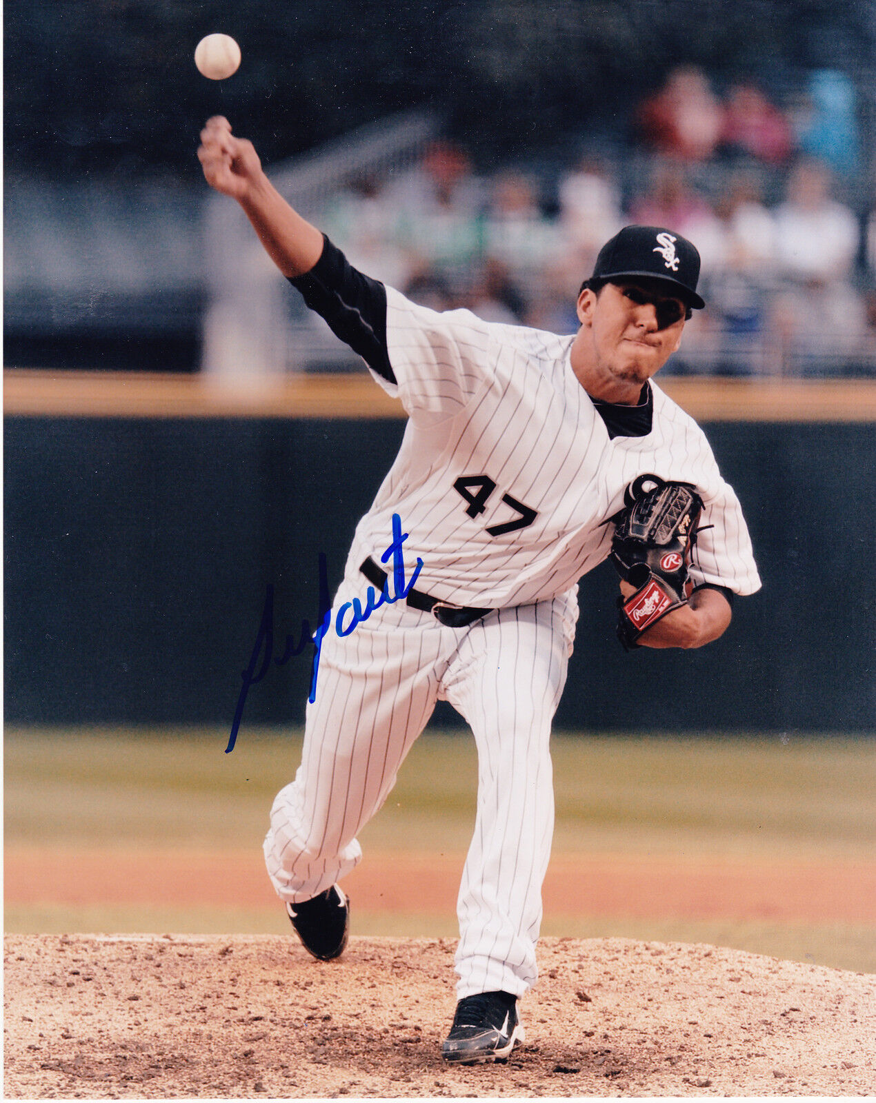 GREGORY INFANTE CHICAGO WHITE SOX ACTION SIGNED 8x10