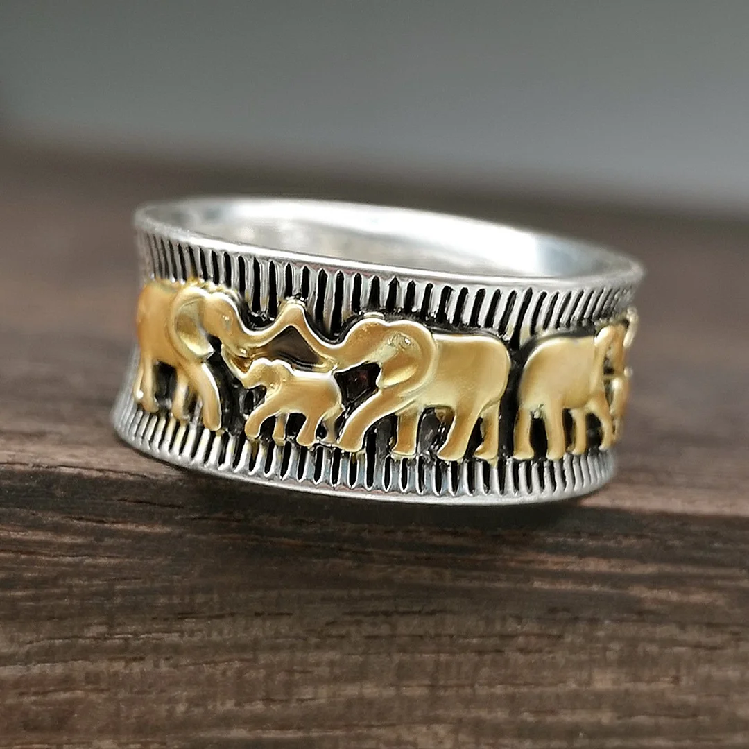 🔥Last Day 75% OFF🎁Gold Elephant Ring
