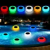 Solar Pool Chlorine Tablet Dispenser with Colorful Light for Up to 3 inch Tablet