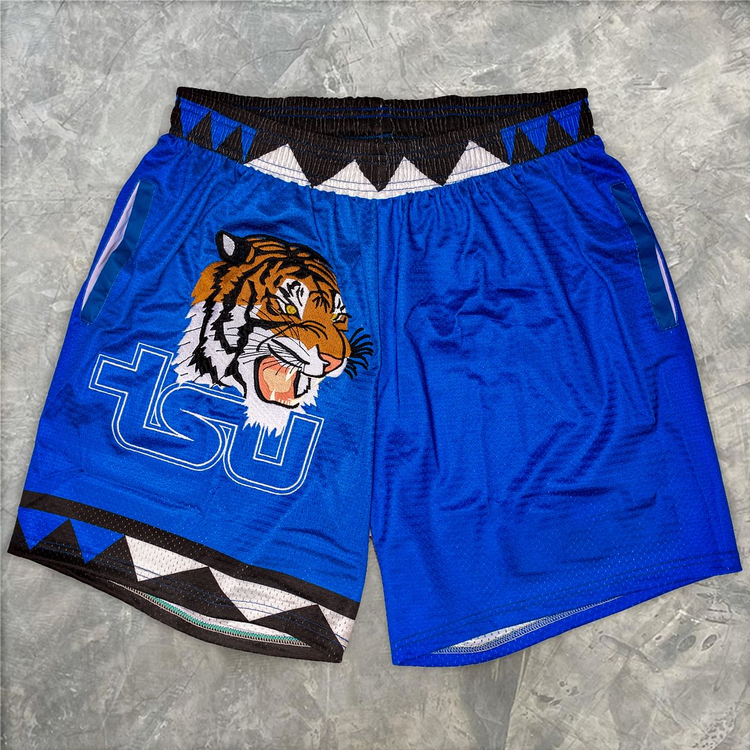 Sport tiger print casual shorts