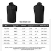 Men Ladies USB Electric Thermal Vest with 9 Heating Zones for Outdoor Activities