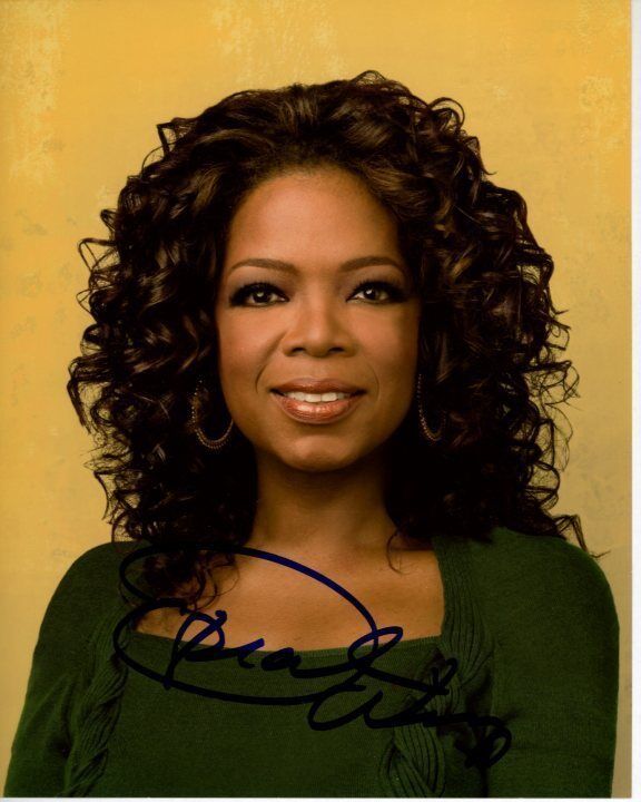 OPRAH WINFREY Signed Autographed Photo Poster painting