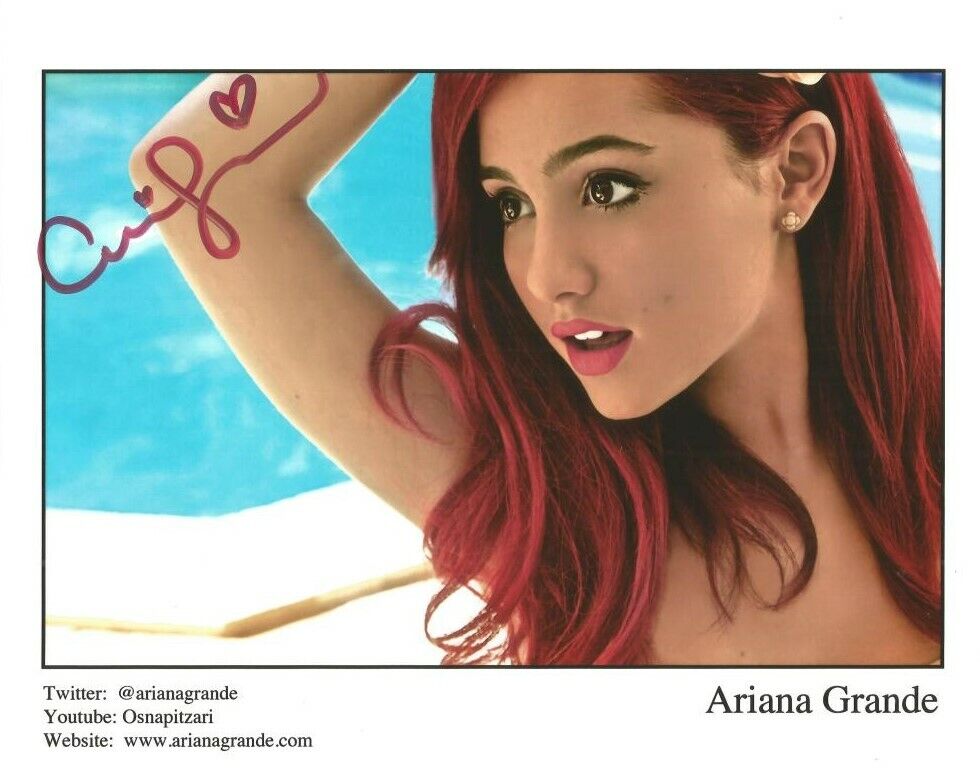 ARIANA GRANDE Signed Photo Poster paintinggraph - Singer / Actress / Influencer - preprint