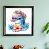 Dolphin - 18CT Stamped Cross Stitch 20*20cm