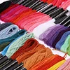 50 Colors Embroidery Thread Hand Cross Stitch Floss Sewing Skeins Craft