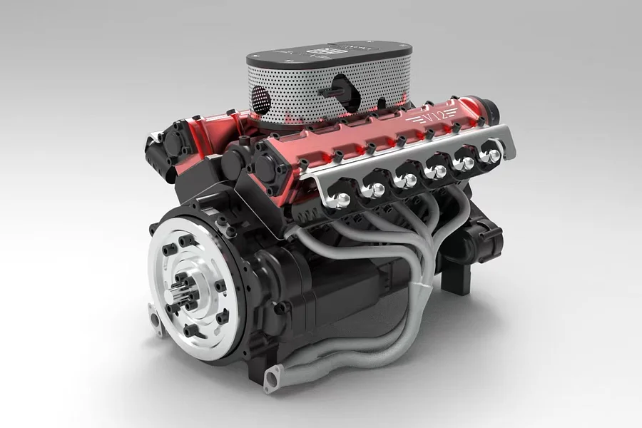 洋書 The V12 Engine CHUANQI V12 Engine DSF-V12 OHC 47cc 4-stroke 12 cylinders
