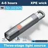 10 Pack Flashlight Recargeable LED Flashlight with 3 Modes & Hook for Emergency