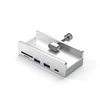 Aluminum Alloy USB3.0 Docking Station Fixing Clip Adjustable Thickness Converter Hub