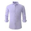 Men's Business Casual No-iron Long-sleeved Shirt