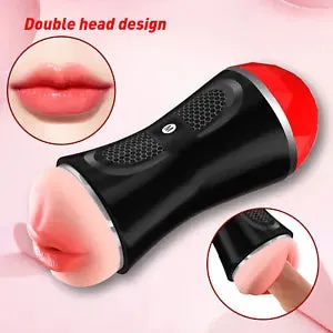 mouth male masturbator 3 IN 1 Sex Toys Masturbation For Men Deep Throat Artificial Real Pussy –  ZhenDuo Sex Shop main image 0