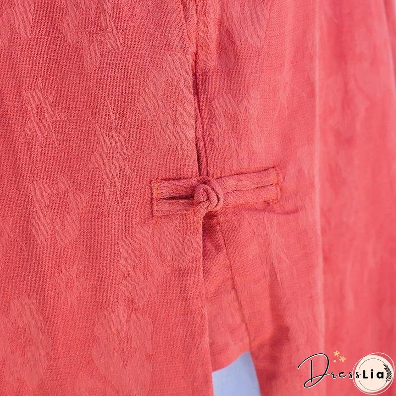 Women short sleeve cardigan dress