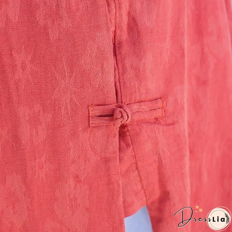 Women short sleeve cardigan dress