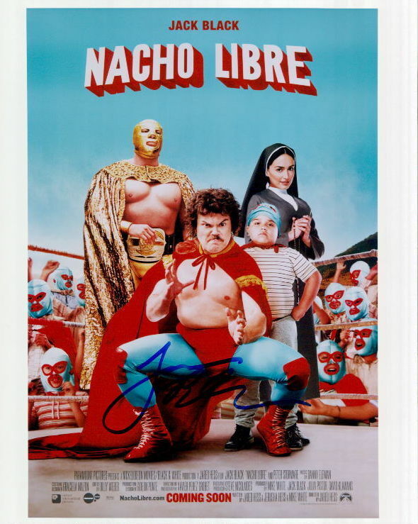 Jack Black (Nacho Libre) signed 8x10 Photo Poster painting in-person