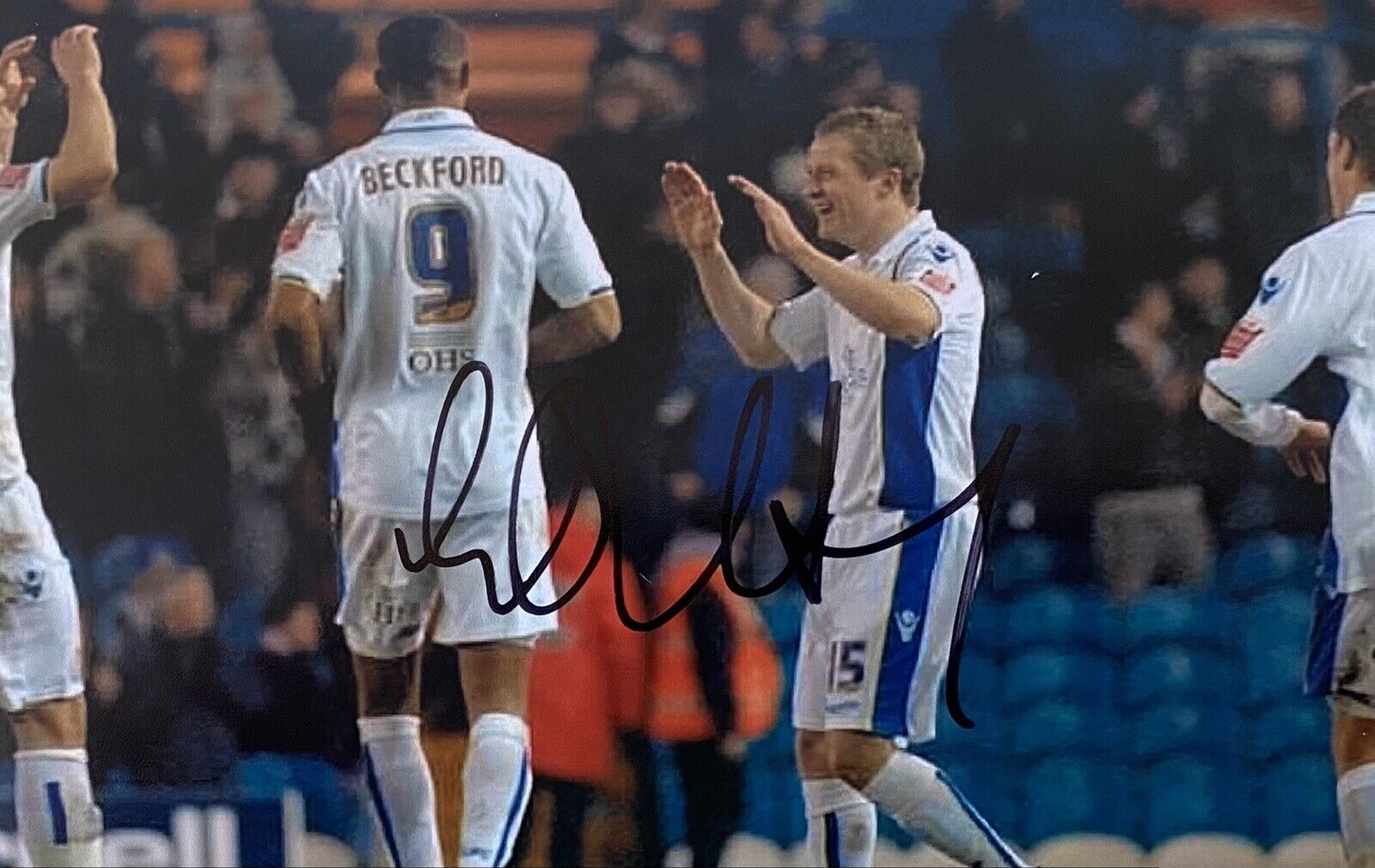 Gary McSheffrey Genuine Hand Signed Leeds United 6X4 Photo Poster painting