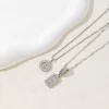 ✨2 Pack - Initial Letter Pendant Necklaces