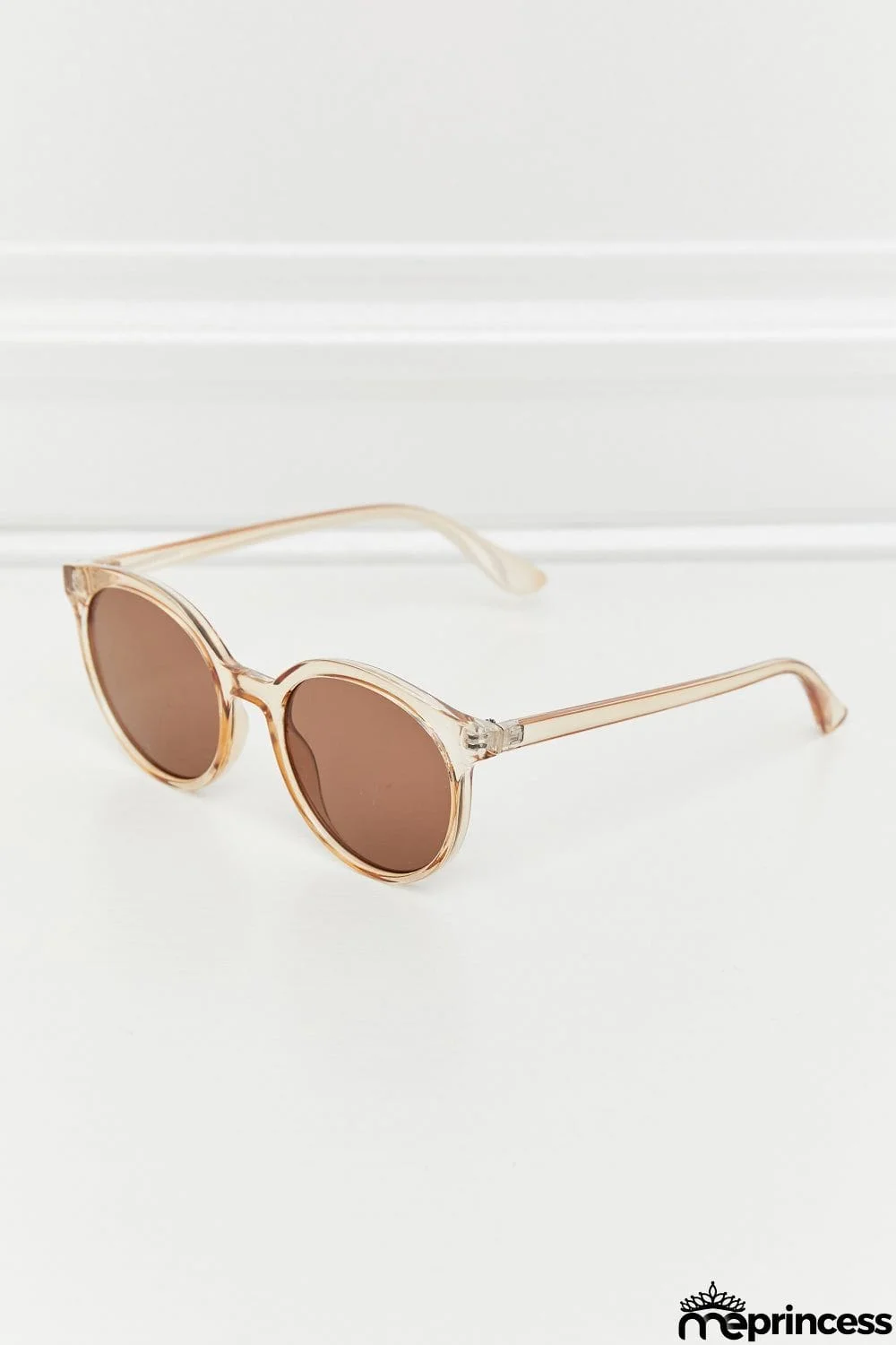 Round Full Rim Polycarbonate Frame Sunglasses