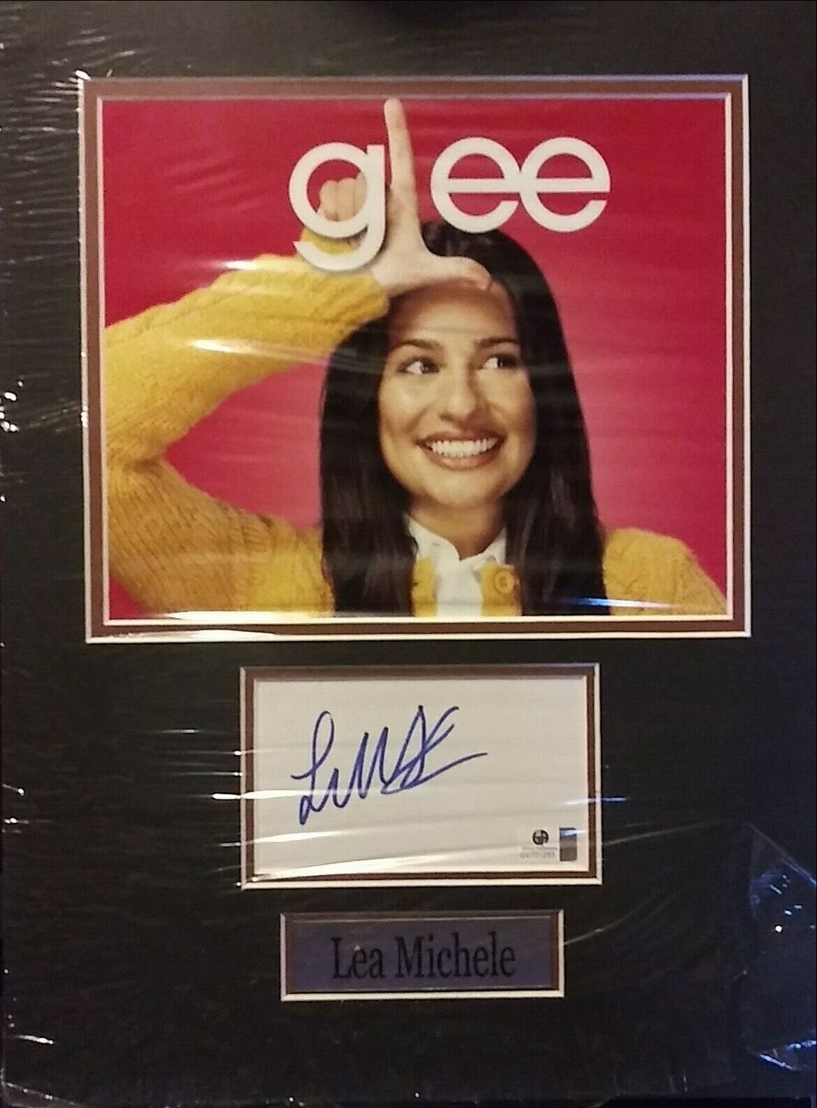 Lea Michele signed 8x10 COA GAI