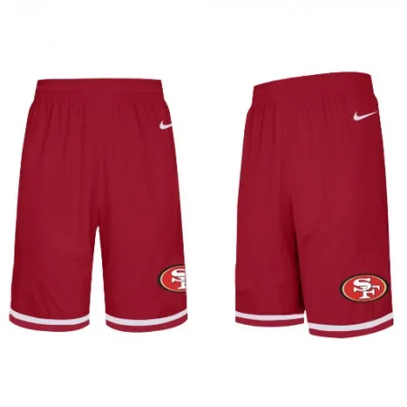Men's San Francisco 49ers  Red Knit Performance Shorts (Runs smaller)