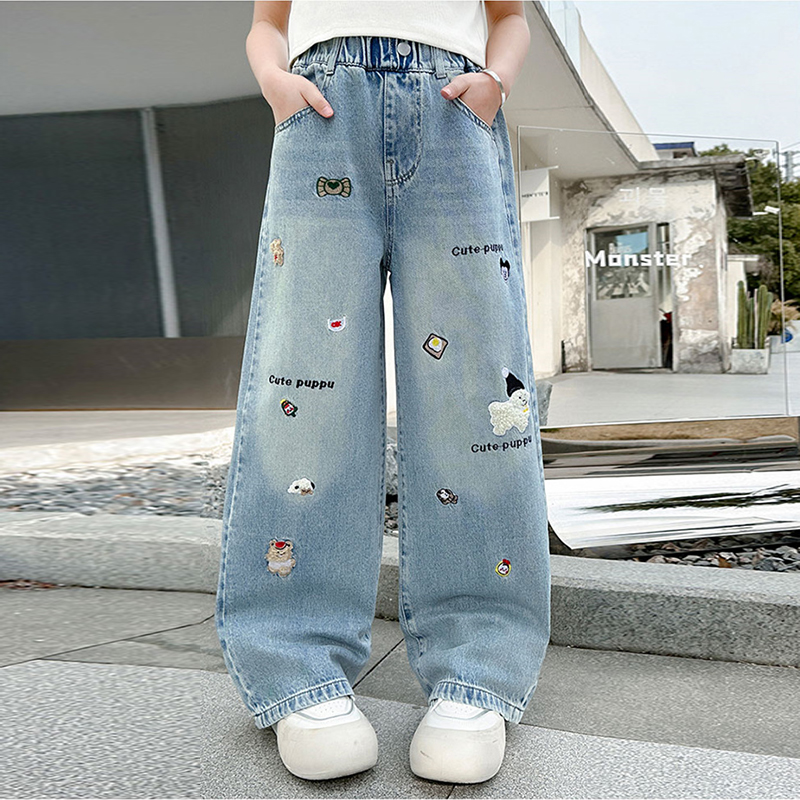 お洒落 アルファベット 切り替え プレゼント 定番 キッズ 女の子 コーデ パンツ