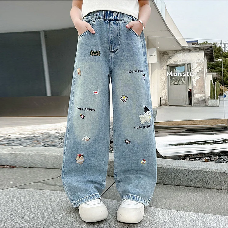 お洒落 アルファベット 切り替え プレゼント 定番 キッズ 女の子 コーデ パンツ