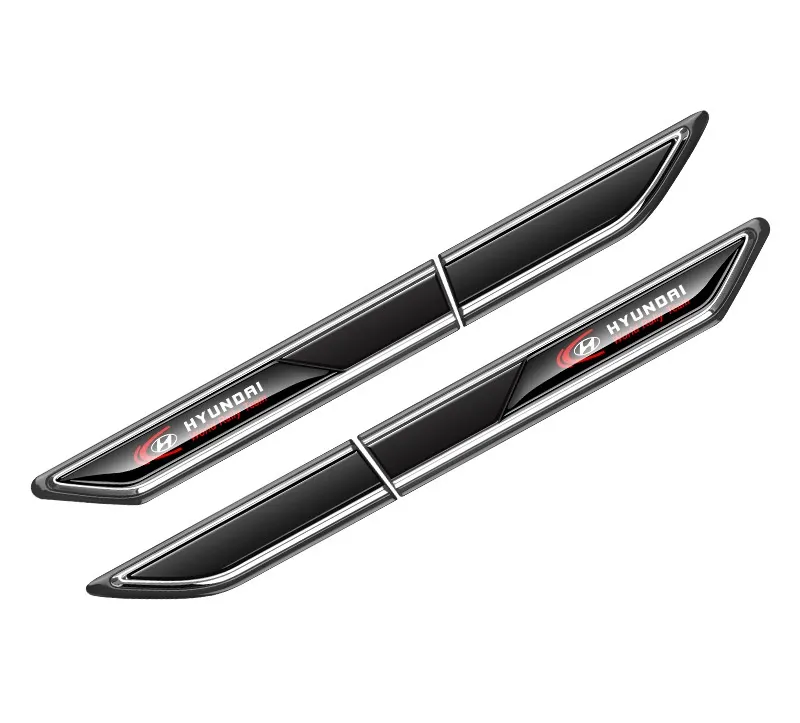 Car protective metal car stickers, side emblems, and exterior trim