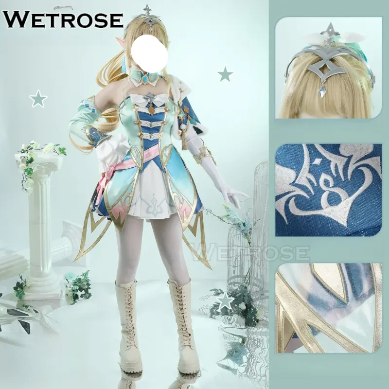 [Wetrose] Pre-Order Genshin Impact Vesna Game Outfit Full Set Cosplay Costume 