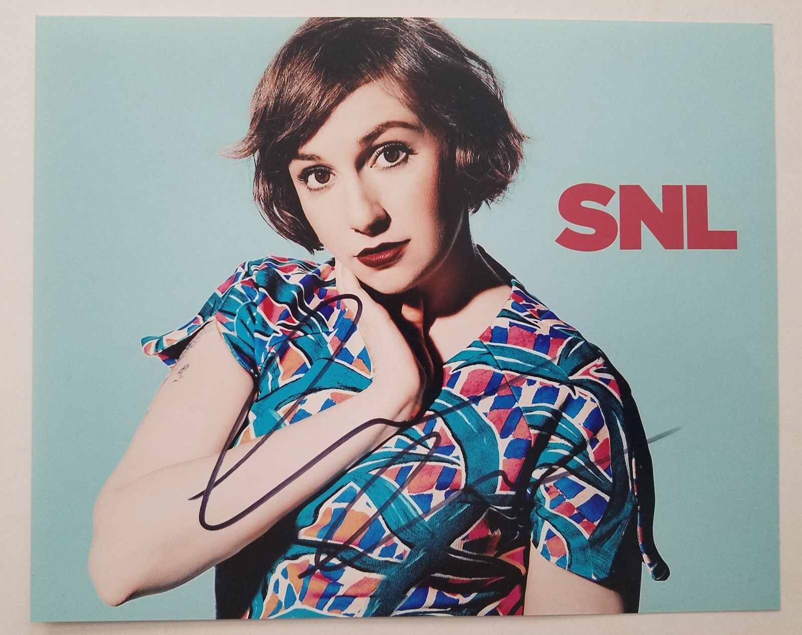 Lena Dunham Signed 8x10 Photo Poster painting Actress HBO Girls Writer Director RAD