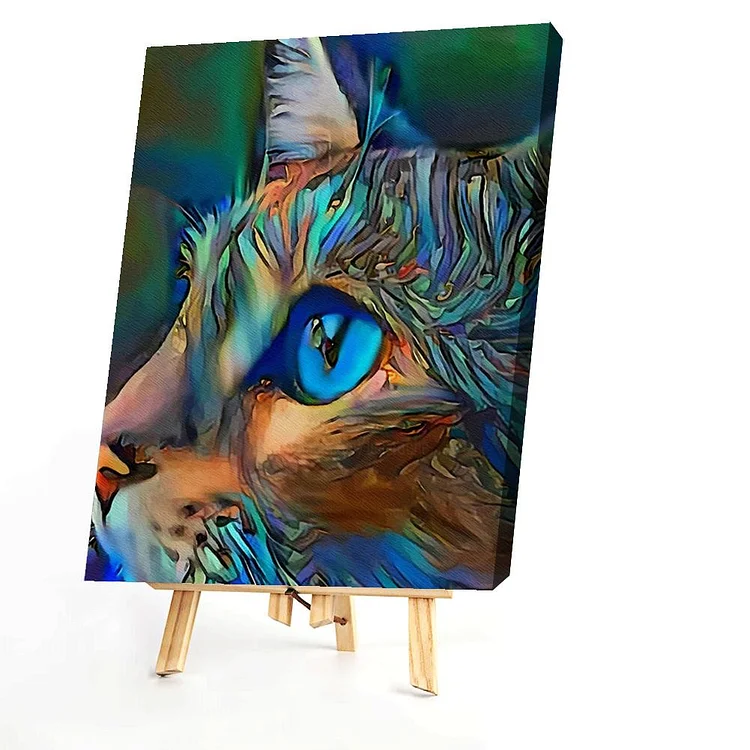 Cat  - Painting By Numbers - 40*50CM gbfke