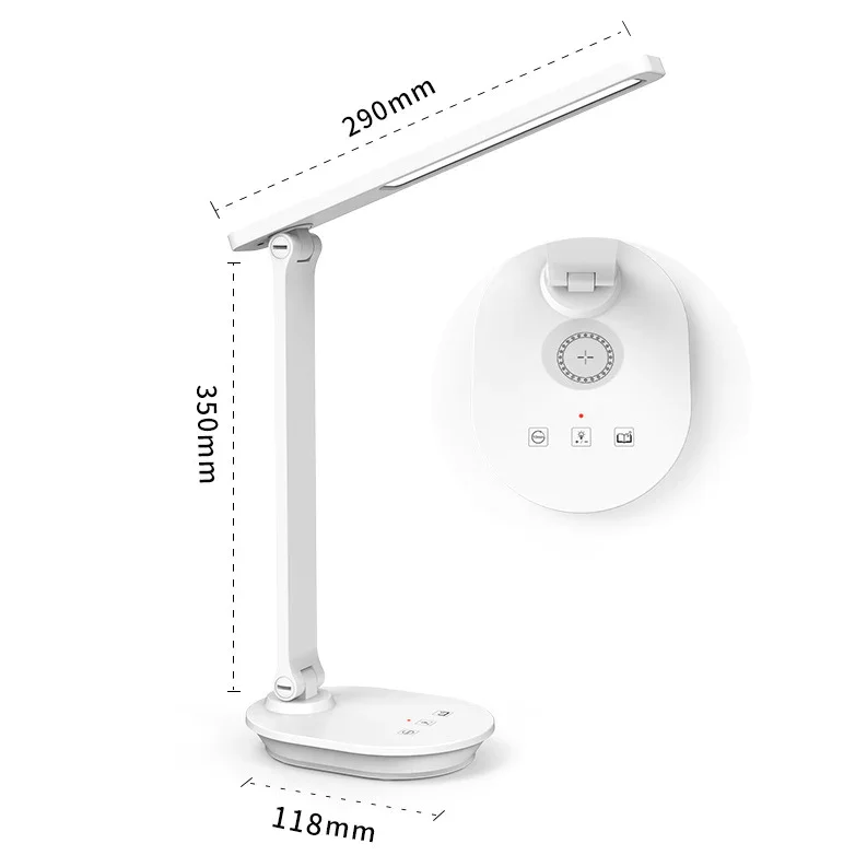 LED Rechargeable Dual-Purpose Mobile Phone 15W Wireless Charger Lamp