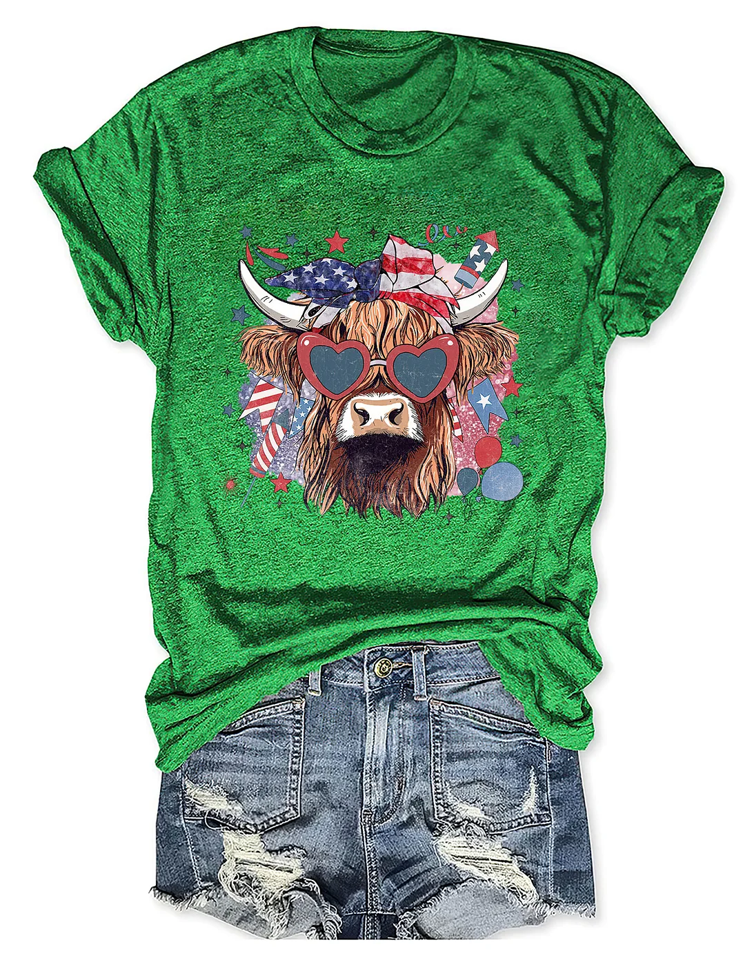 Western America Highland Cow T-shirt