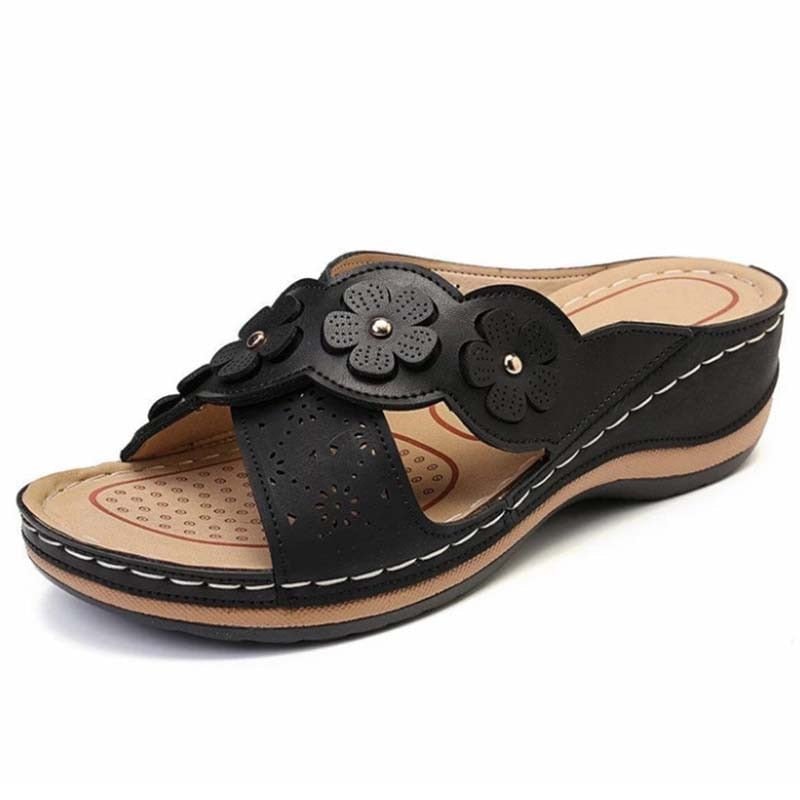 2021 Women's Sandals Fashion Soft Durable Women Shoes Slip On Sandals Ladies Outdoor Comfty Shoes Female Flowers Sandalias Mujer